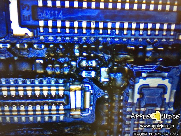iPhone6s 画面が真っ暗 基板修理後