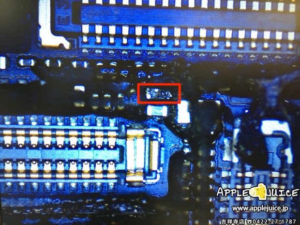 iPhone6s 画面が真っ暗 バックライトの原因箇所
