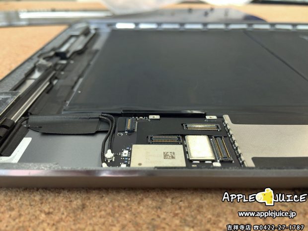 新品のバッテリーに交換をしたiPad Air